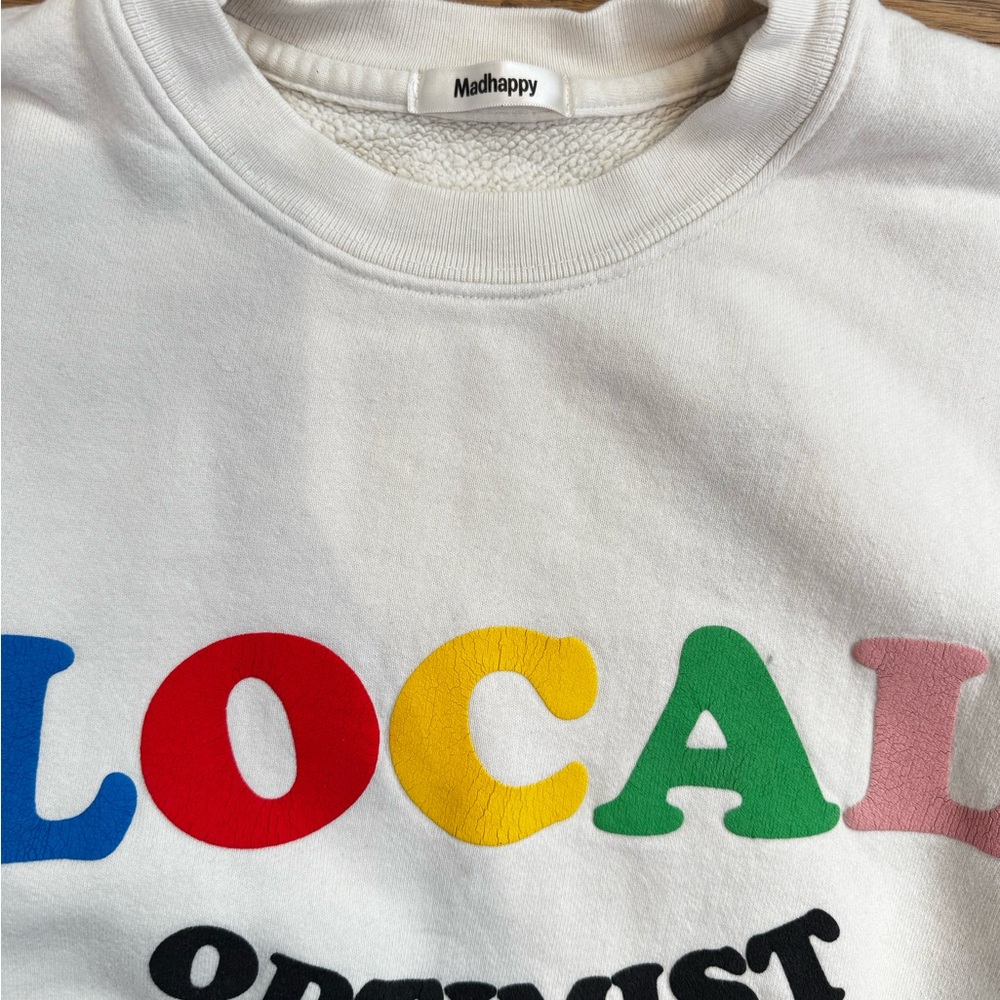 Madhappy local optimist sweatshirt M